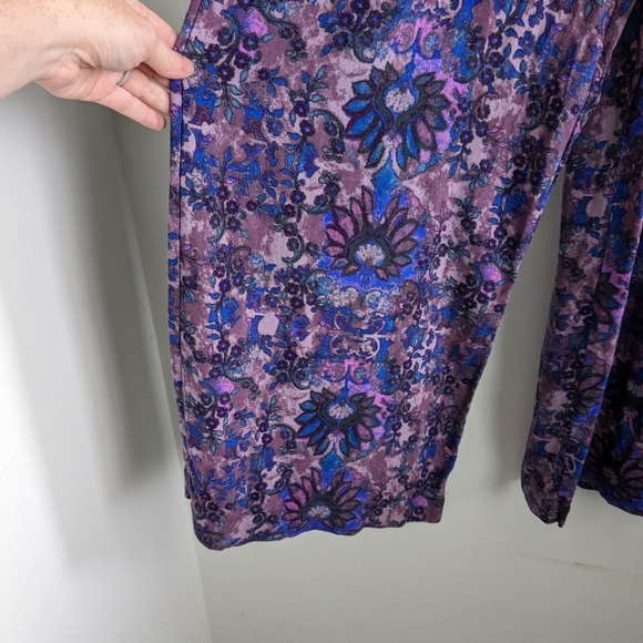 Mossimo Super Wide Leg Flowy Floral Pants - Small - Picture 4 of 5